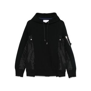 Sacai Men Cotton And Nylon Hoodie